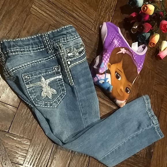 Disney Other - FINAL PRICE🔥2 pc 👭Toddlers girl's  top sz(5T)and jeans sz(4)
